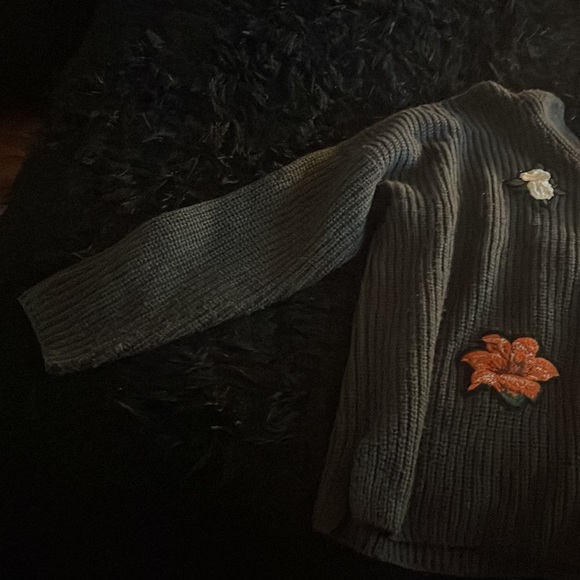 Grey cropped sweater - Picture 3 of 6